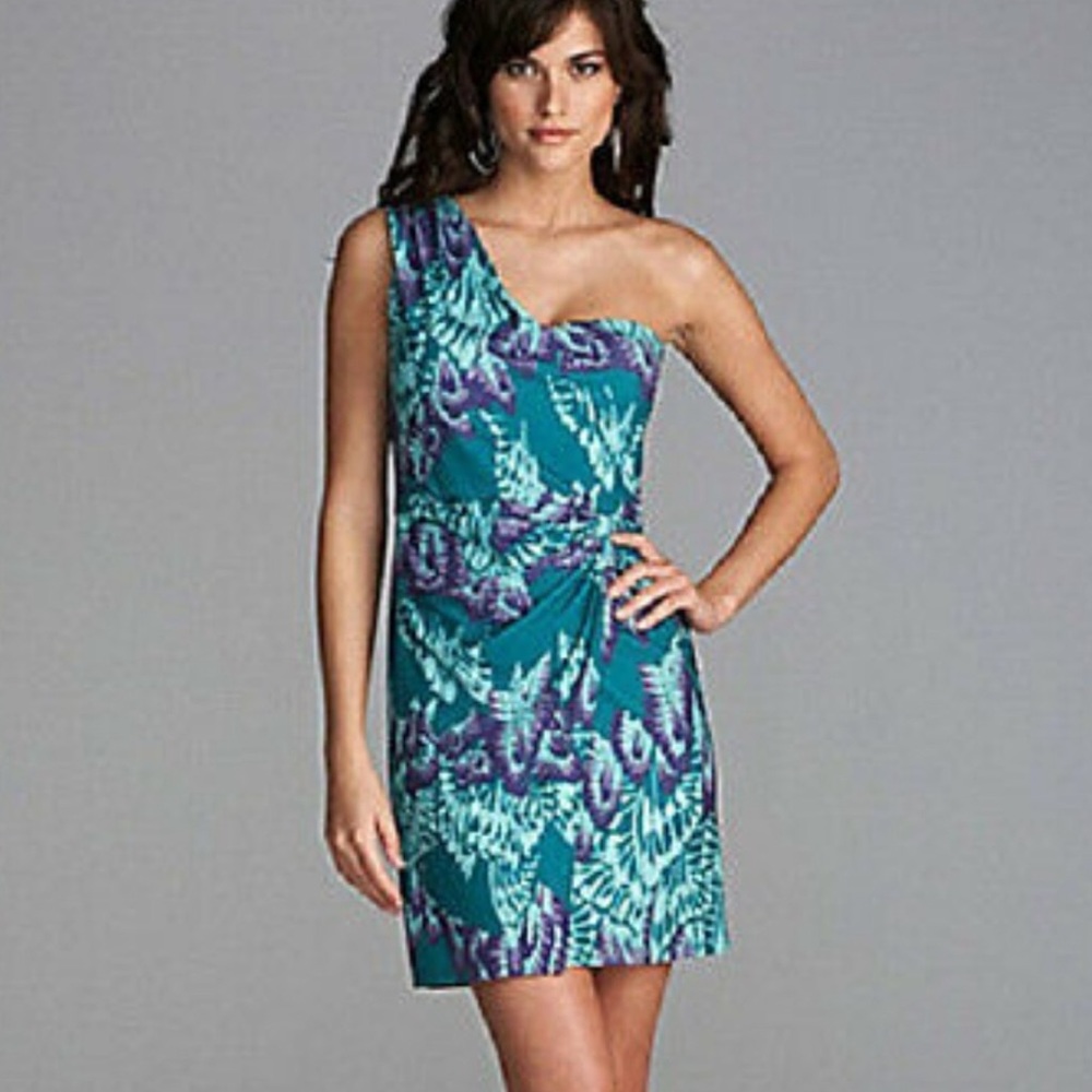 Gianni Bini Butterfly Sarong Tiki Pinup Dress S